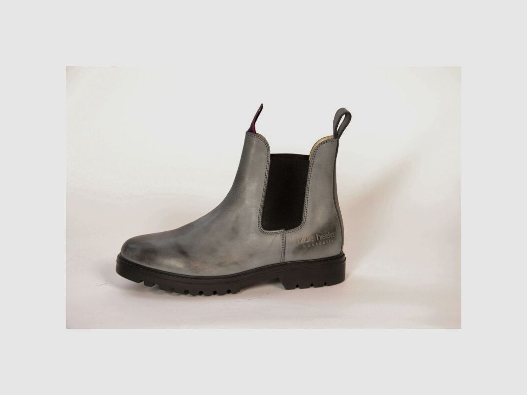 Blue Heeler Damen Chelsea Boots Meryl Shabby Grau