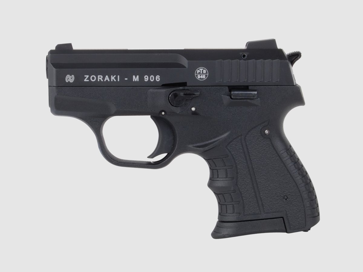 Zoraki 906 Black 9mm P.A.K. - Gas Signal