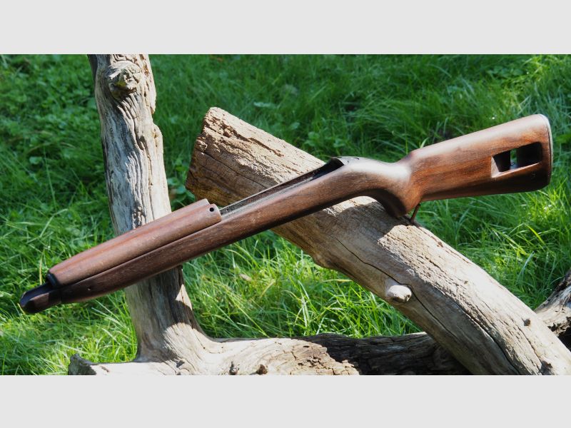 Gelegenheit ! Original Inland Overton Schaft für den .30 M1 Carbine, mit Abnahmestempel ! Aus WK2 !