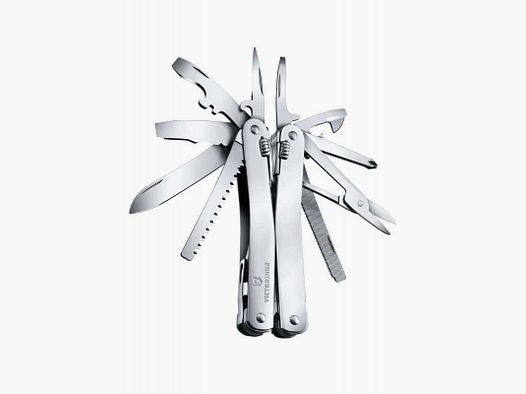 Victorinox SwissTool Spirit X, in Leder-Etui, 26 Funktionen