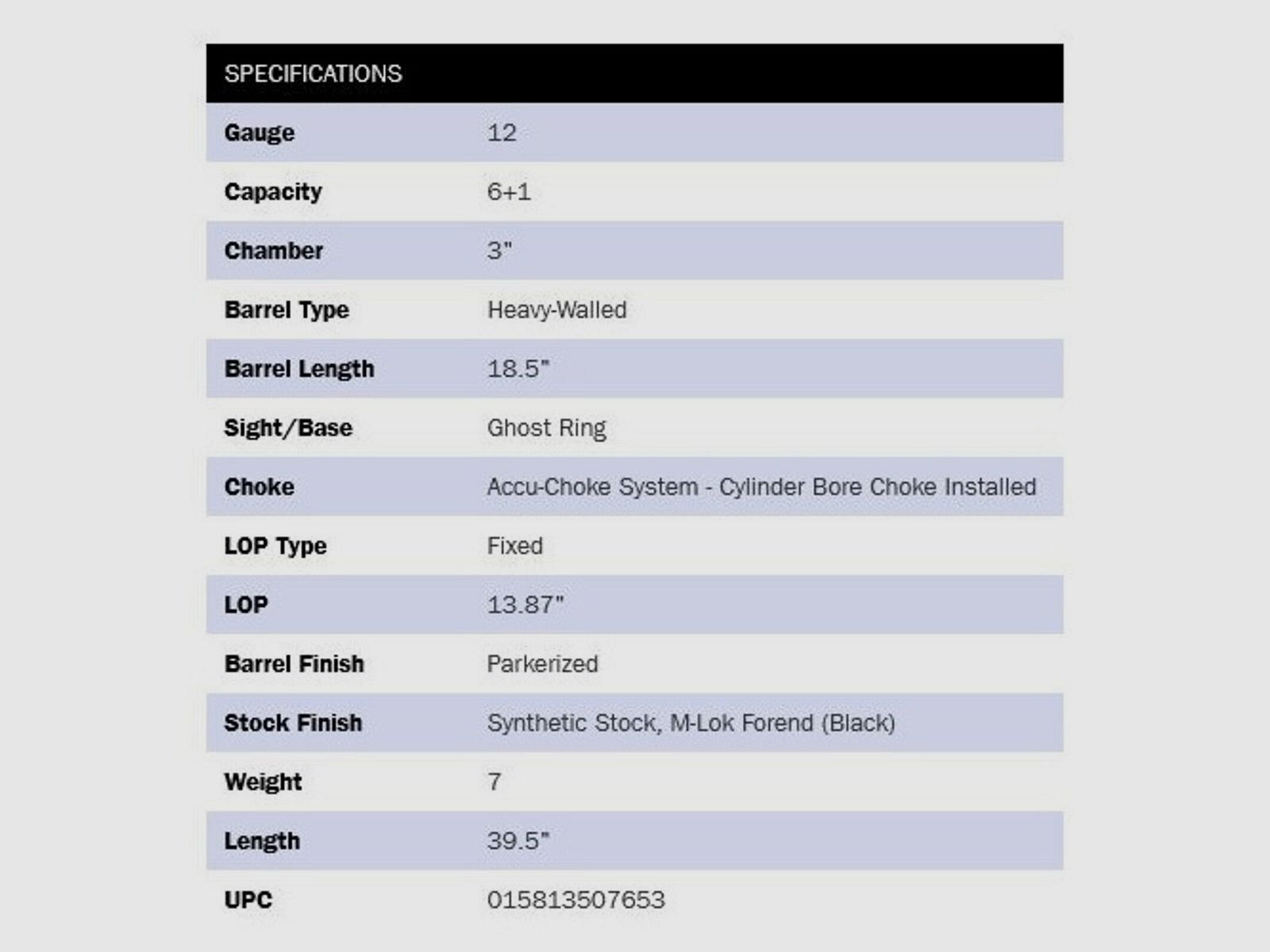 Mossberg 590A1 7-Shot M-Lok GS 18,5" (5 Zoll) Black 12/76