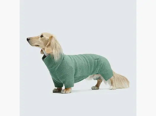 Hundepullover Dackel Fleece Cornwall Dusty Green