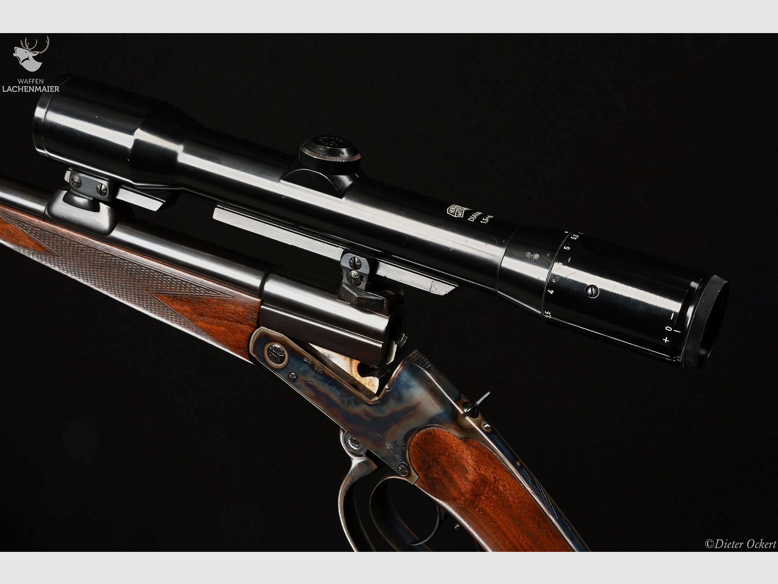 Sauer hunting rifle in caliber 8x48R.