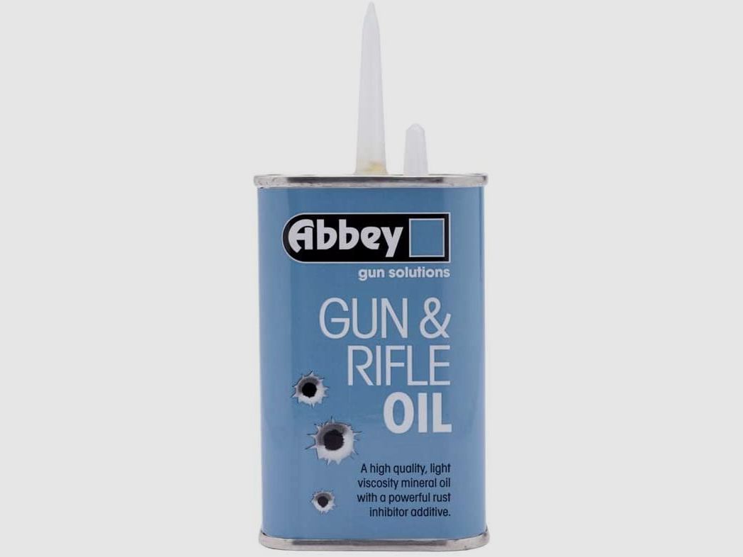 Abbey Gun & Rifle Oil Long Spout Tin