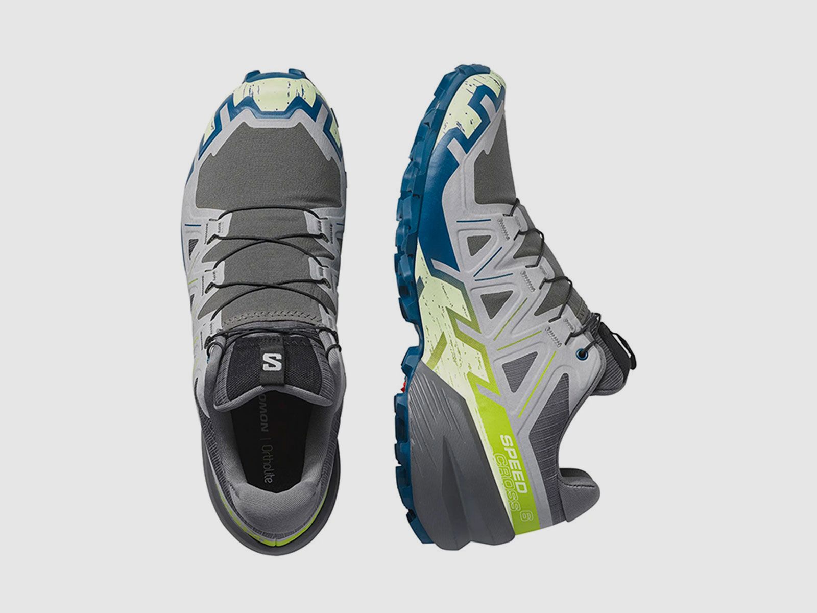 SALOMON – HEREN – SPEEDCROSS 6 Castle Rock/ Lime Cream / Poseidon, afbeelding 4 van 6