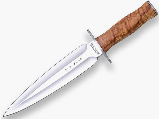 CUCHILLO DE REMATE JOKER COLMILLO DOBLE FILO DE 21,5 CM.