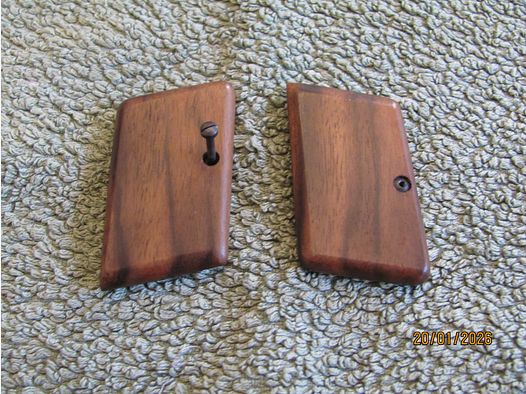 Poignées en bois véritable FN Browning Baby