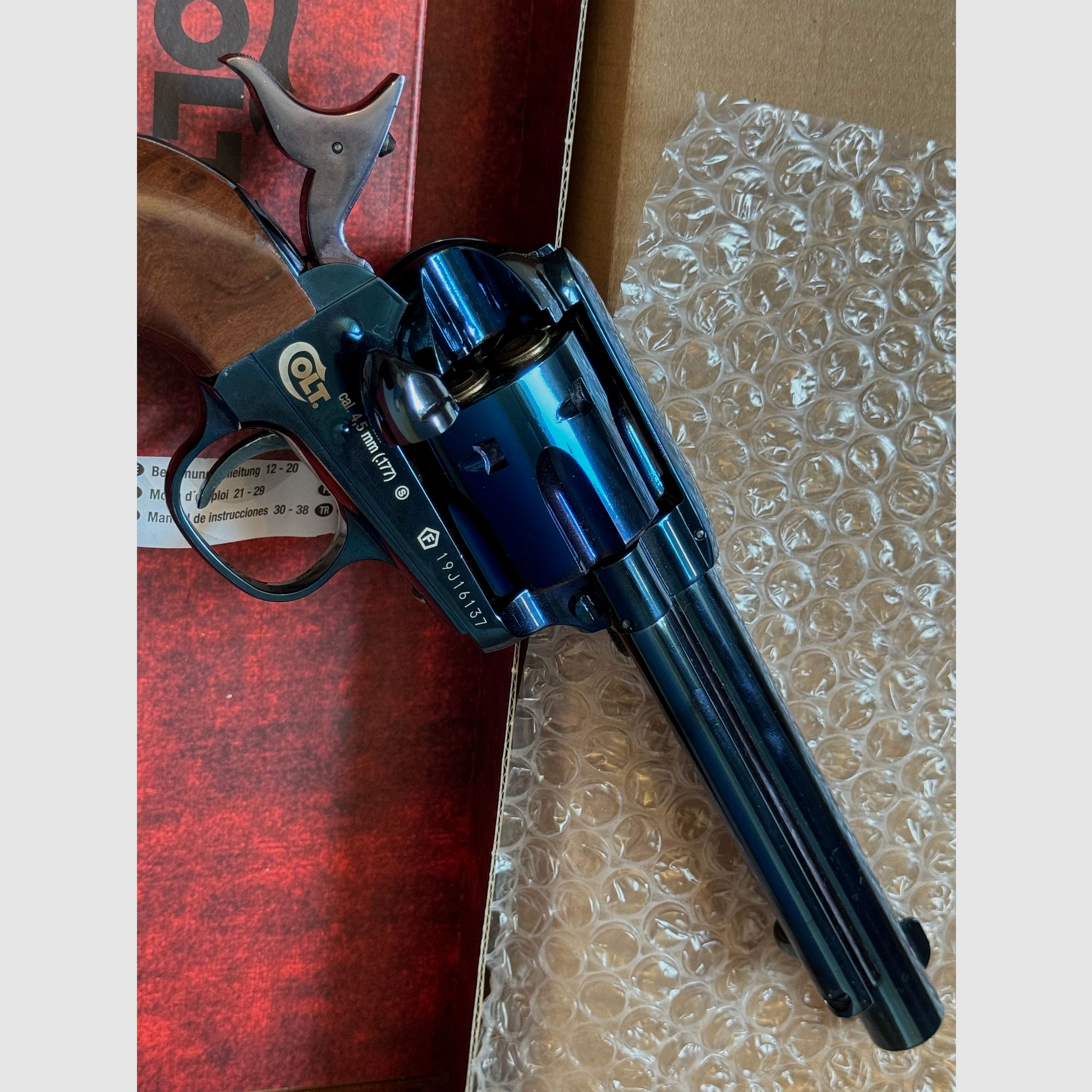 SAA Colt Revolver 4,5mm CO2 single action army Luftpistole