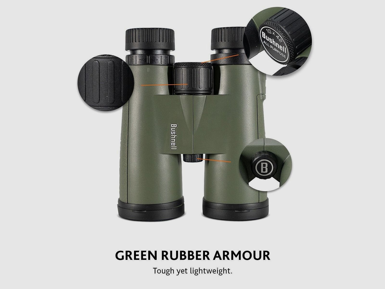 Prismáticos Bushnell de uso general 10x42mm verde