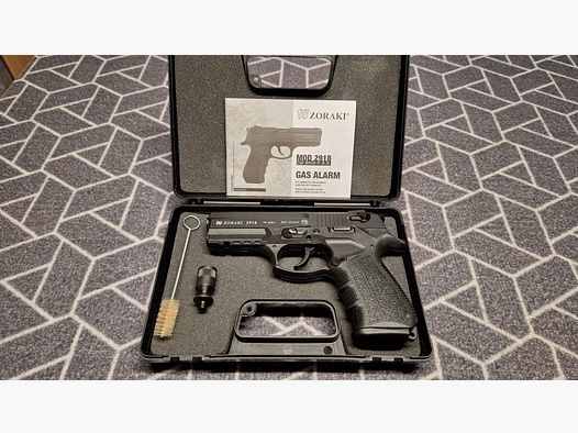 Zoraki 2918 SRS pistola negra PTB1100 NUEVA!