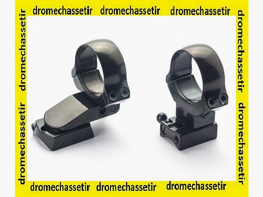 montage a pivot en acier diametre 34 mm, haut pour carabine browning X-BOLT