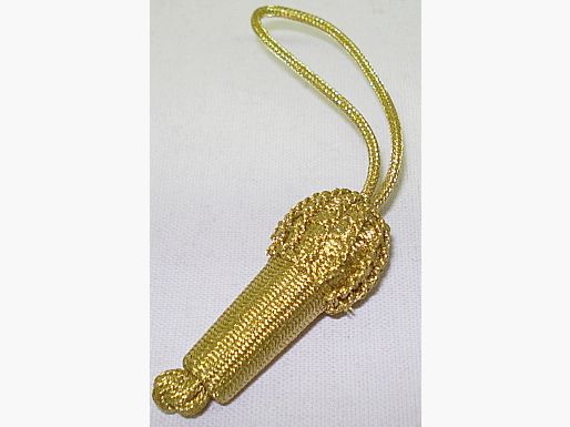 Acorn large version 40mm - gold-colored Inox