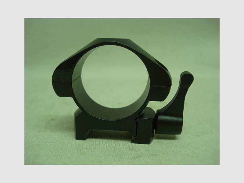 Steel rings 30 mm low - Weaver/Picatinny; 1 piece with lever