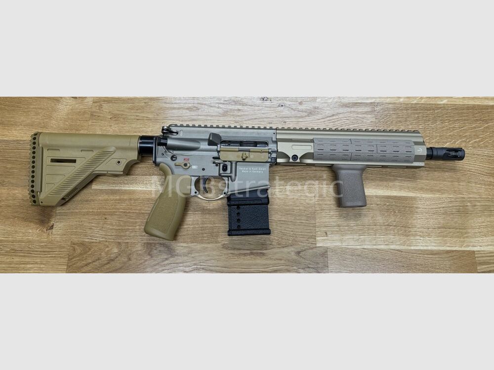 sportlich zugelassen! H&K MR223 A3 11" Lauf	 halbautom. Büchse .223Rem - Heckler & Koch - inkl. BRAVO COMPANY M-LOK BCMGUNFIGHTER Short Vertical Grip Polymer FDE