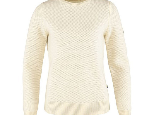 Fjällräven Damen Övik Structure Sweater Off White XL
