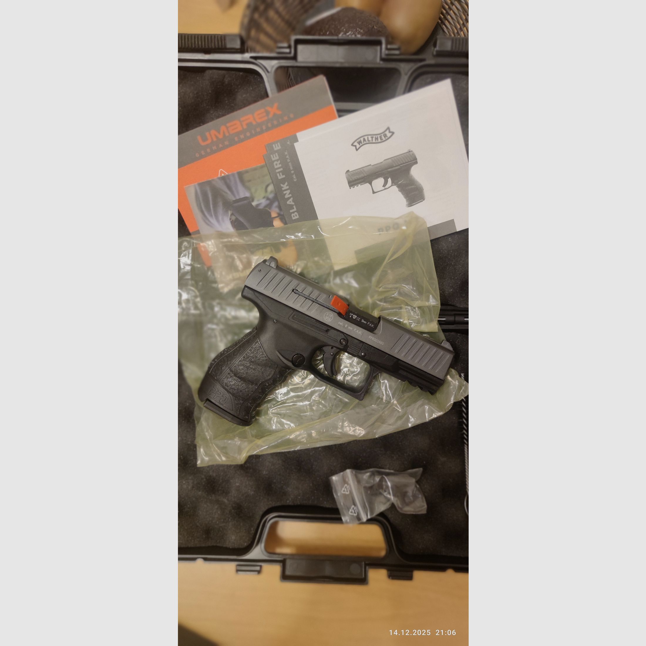 Walther PPQ Cobalt Gray Cerakote-Finish 9 mm