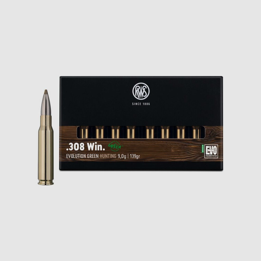 RWS EVO GREEN 9,0G 139GR .308 WIN VE20