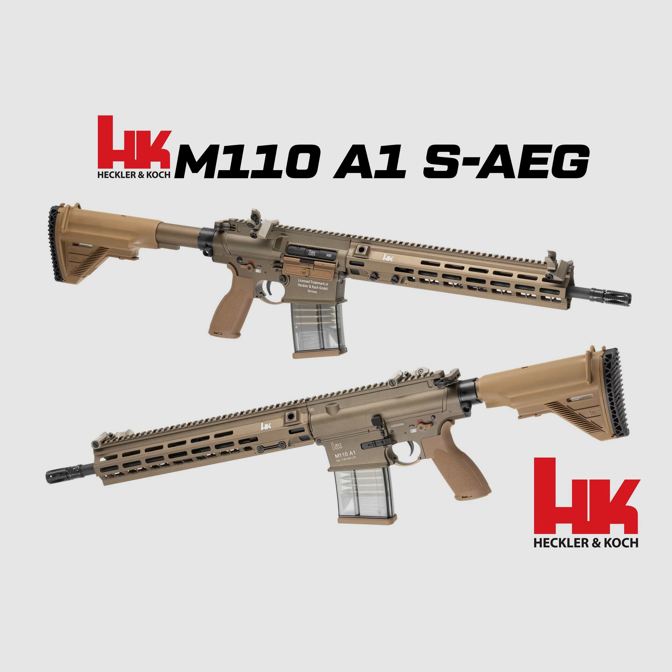 Airsoft rifle HK M110 A1 S-AEG New!