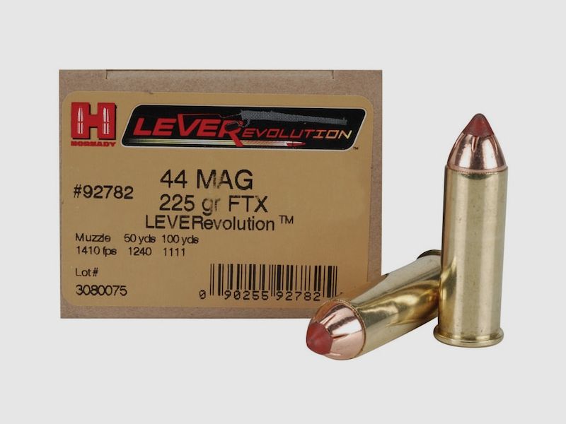 Hornady Leverevolution .44 Rem. Mag. 225GR FTX 20 Patronen