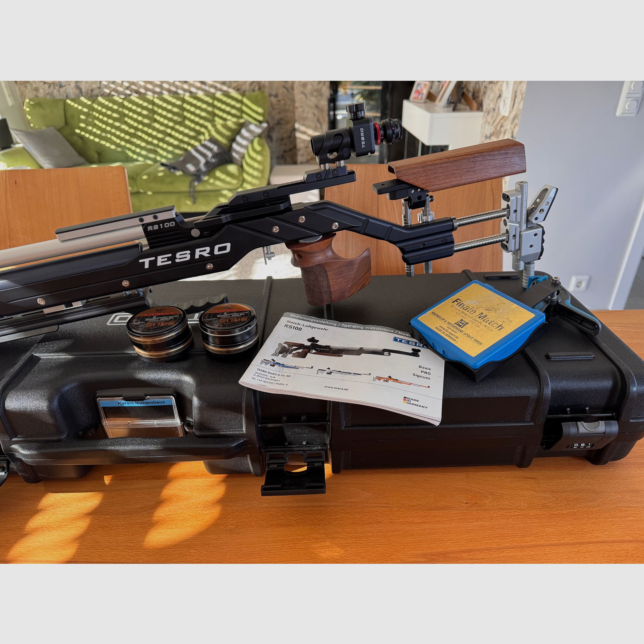 Match Luftgewehr TESRO Signum RS100 Schwarz.