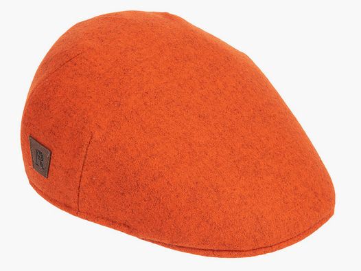 Rascher Schiebermütze Schurwolle Orange