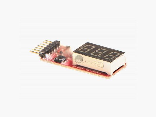 VB Power Eenvoudige Spanning Weergave 1-6S Lipo Spanningmeter