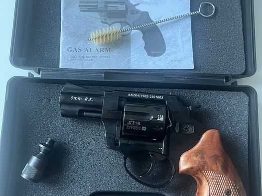 Revolver Zoraki R1 titan 2,5" scharz glänzend 9 mm Knall