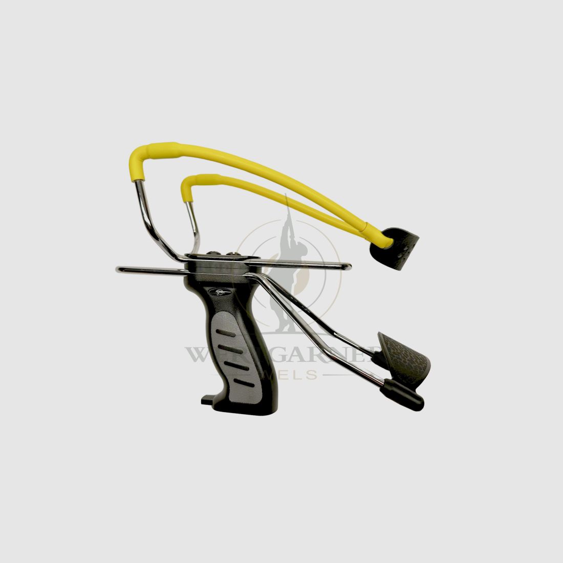 Fusil à fronde avec support pour bras noir, image 1 sur 2