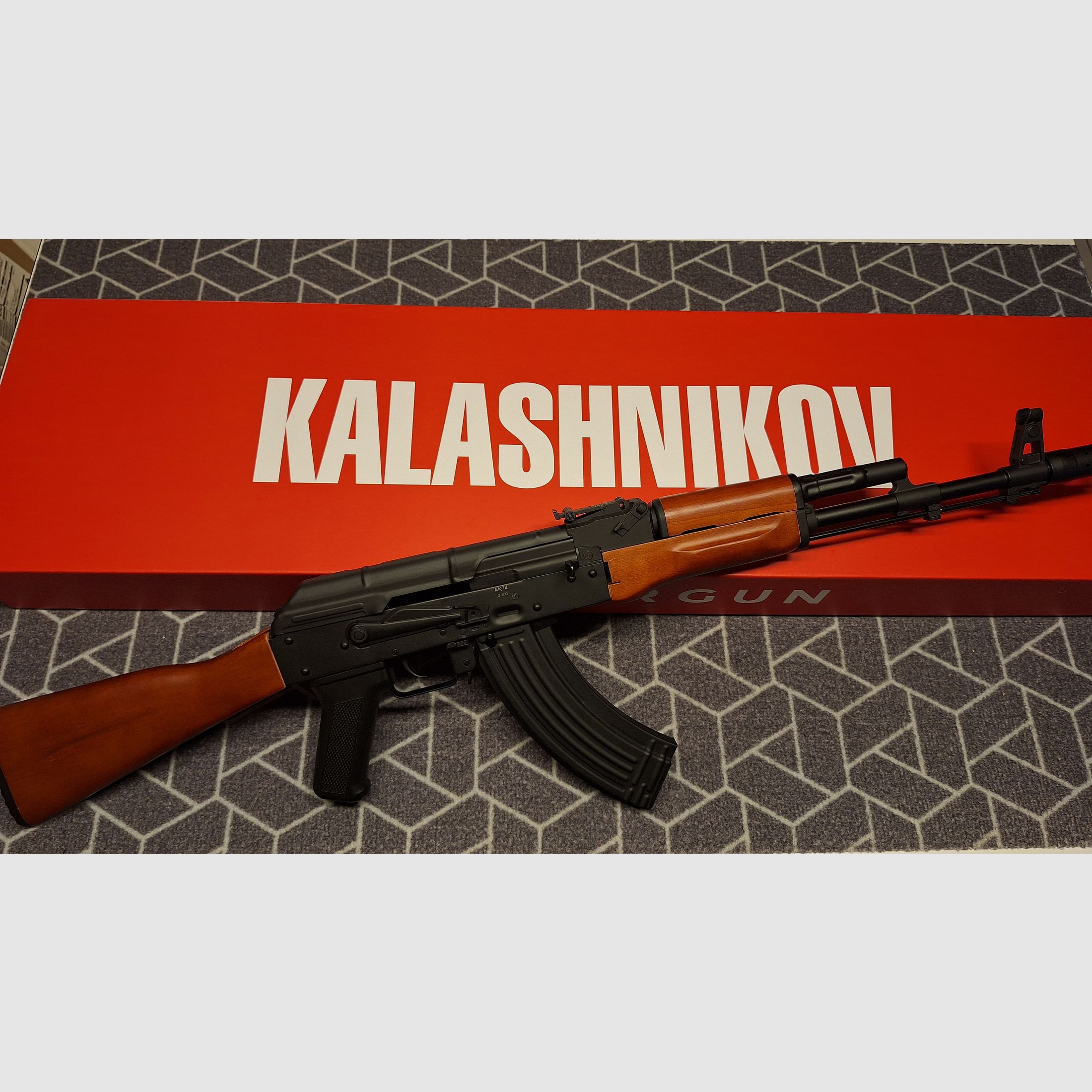 Kalashnikov AK74 G.S.G. Co2-Rifle de aire 4,5 mm-NUEVO!