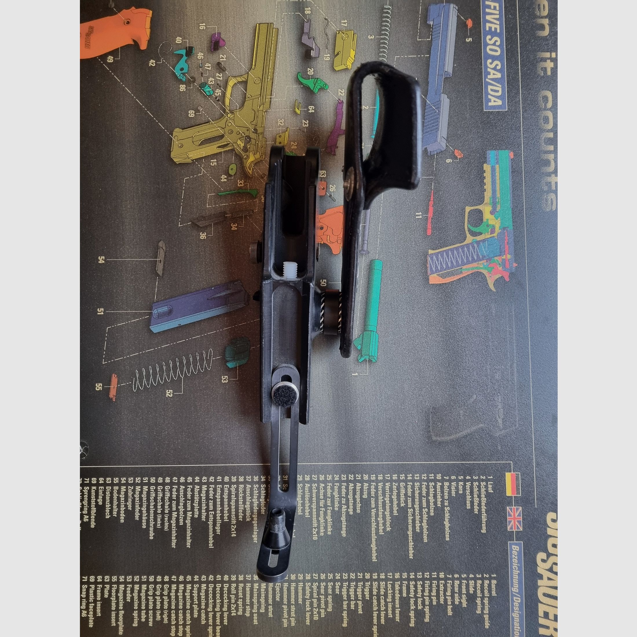 Quick Draw Holster Sickinger Speed Machine für Revolver (S&W K-/L-/N-Rahmen, Ruger GP100, KGP-161, Colt Python)