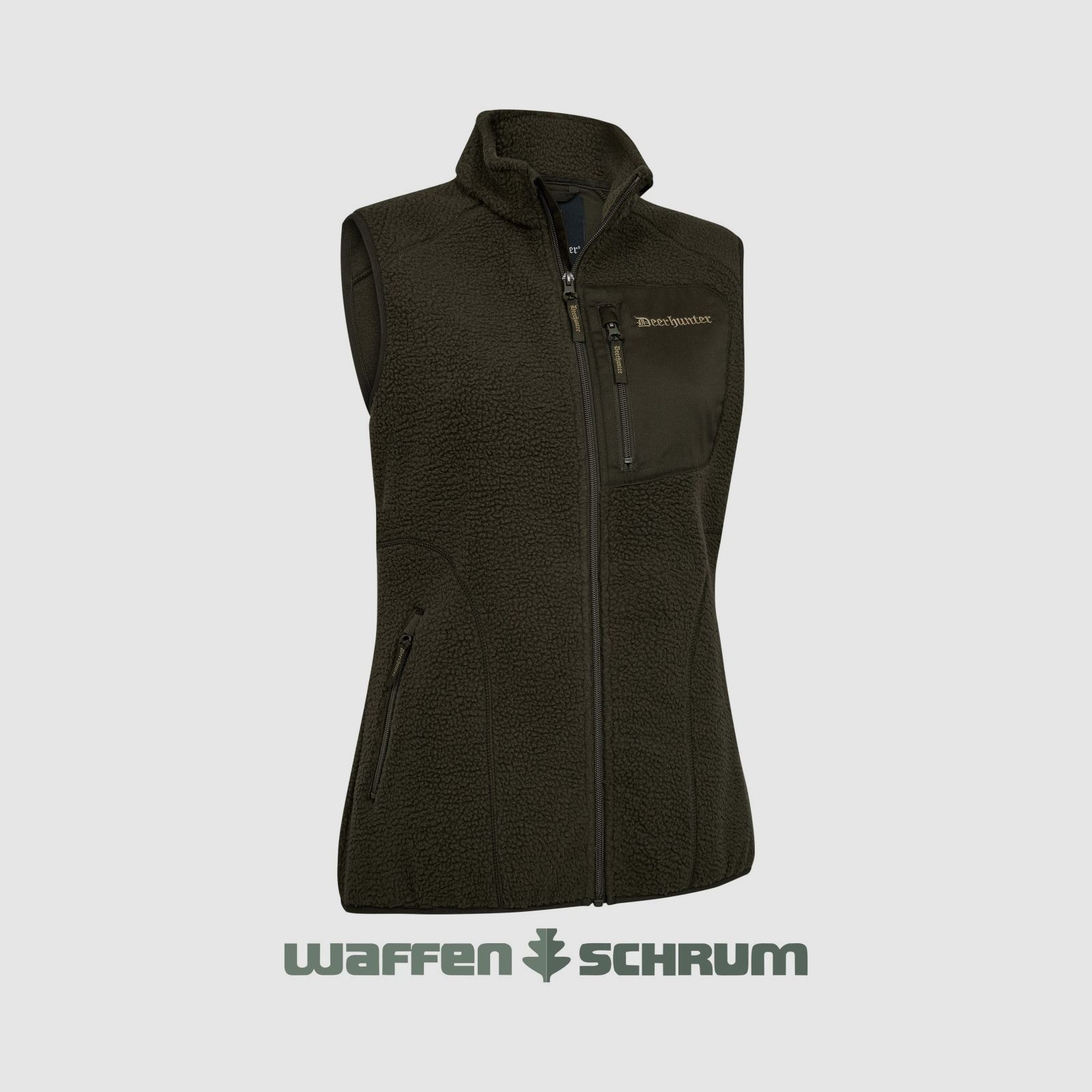 Gilet en Fleece Deerhunter Atlas Vert Forêt