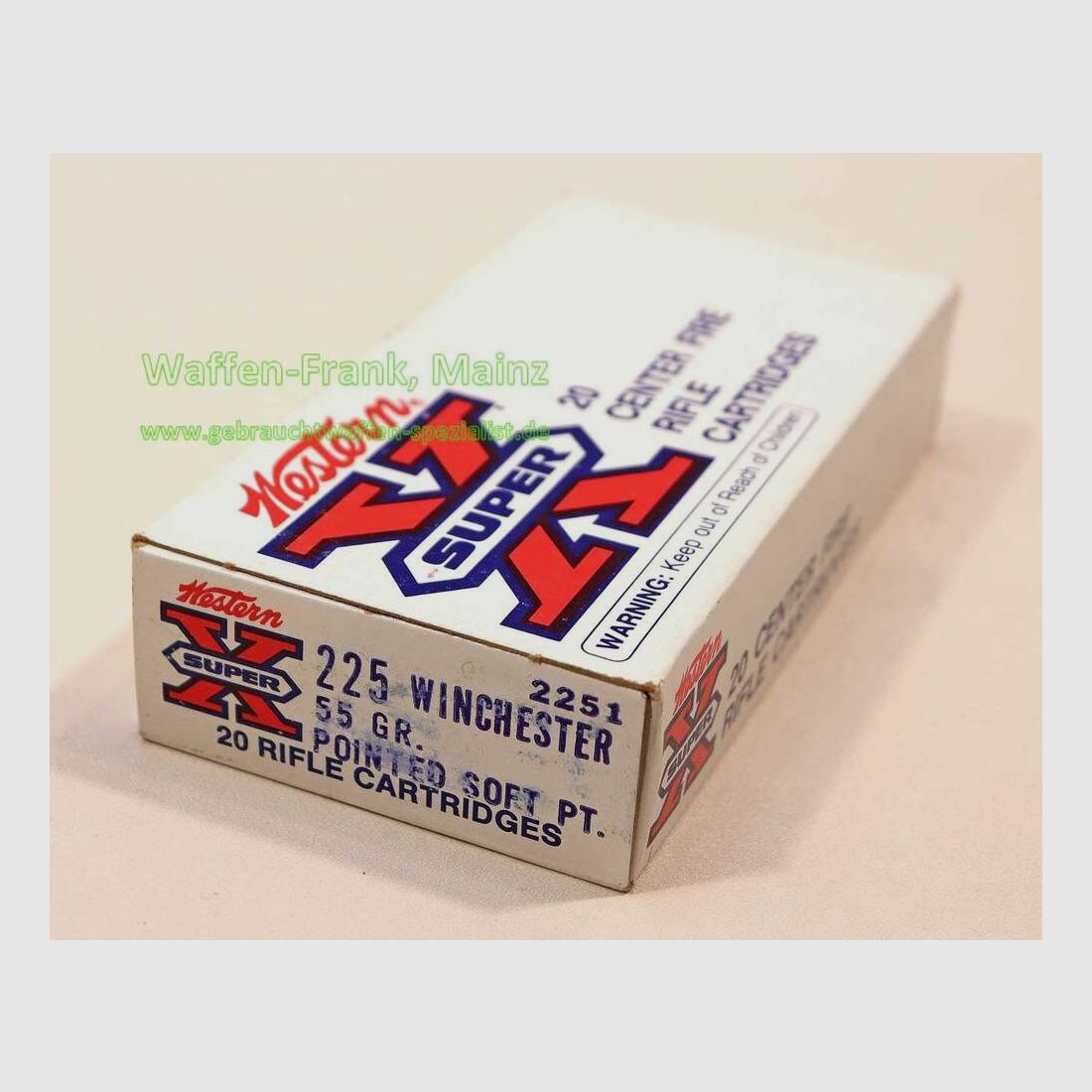Winchester - USA Büchsenpatronen .225 WIN