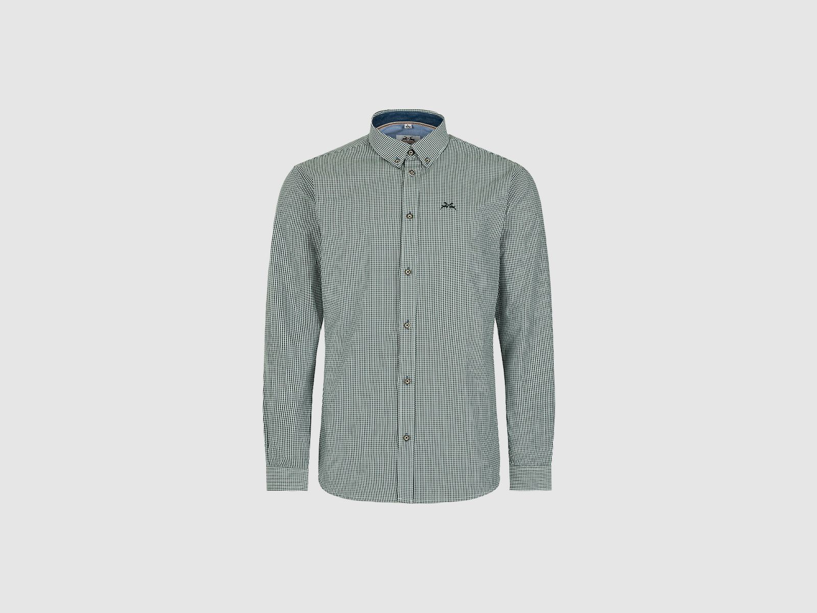 MADDOX Trachten shirt green with embroidery
