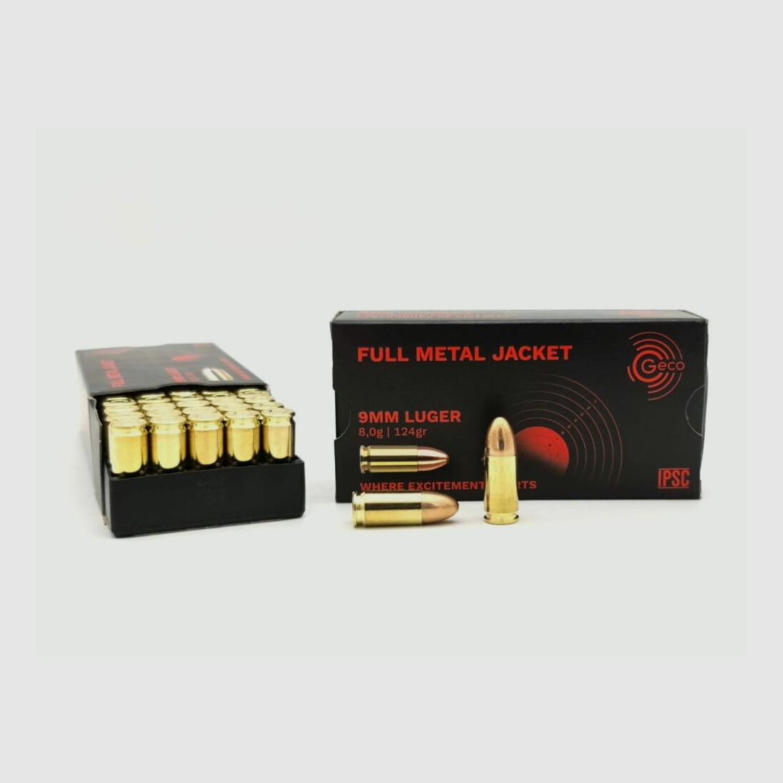 Geco Geco EU 8,0g/124 grs. FMJ 1000 stuks.