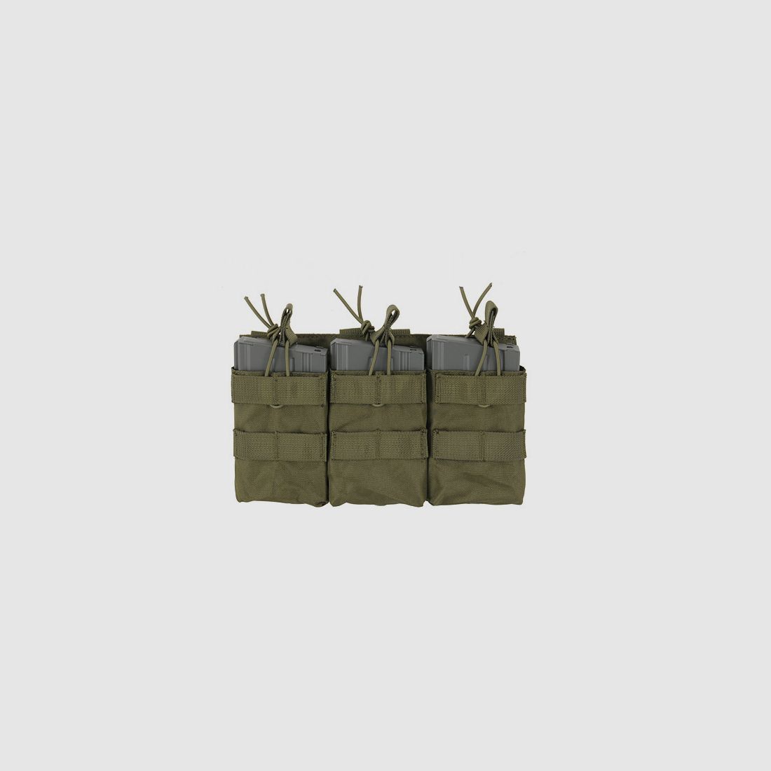 Triple Open Top 7.62 Mag Pouch - Olive [8FIELDS]