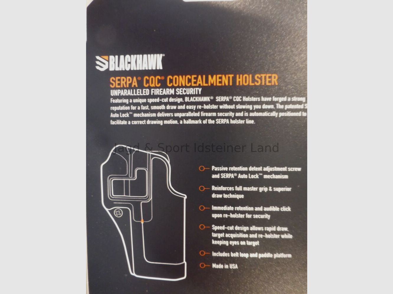 Blackhawk Serpa CQC für Heckler & Koch "SFP9"