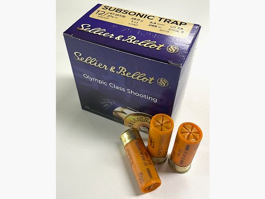 Sellier & Bellot 12/67,5 Subsonic Trap 28 g, 2,4 mm