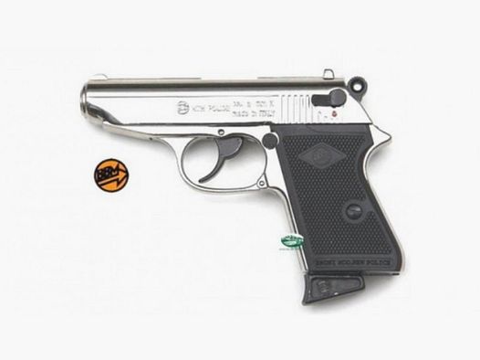 BRUNI Pistola a salve NEW POLICE NICKEL 9 mm