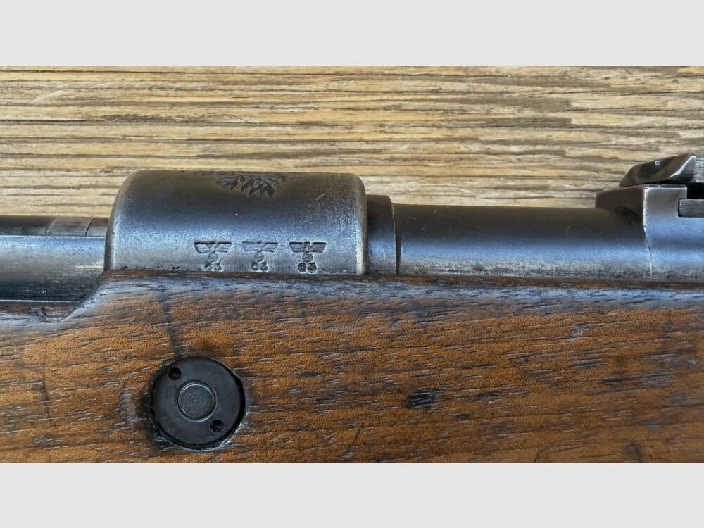 Mauser 98K z pasującymi numerami z pieczęcią 3. Rzeszy 1937 8x57JS