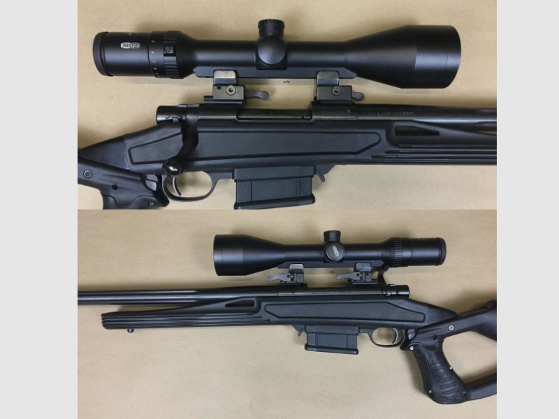 Rifle repetidora HOWA Japón Cal. .308 Win con visor Meopta 3-12x56