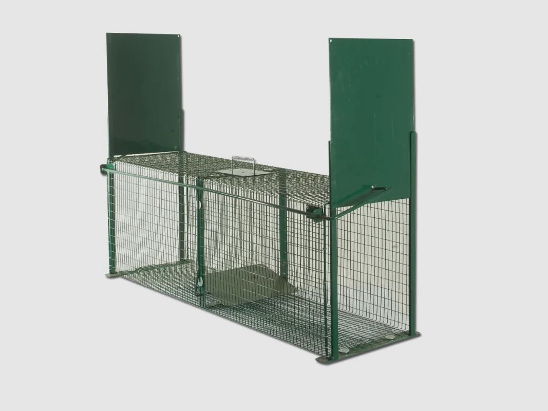 Falle aus verzinktem Stahl pulverbeschichtet 150x50x60cm, Bild 1 von 6