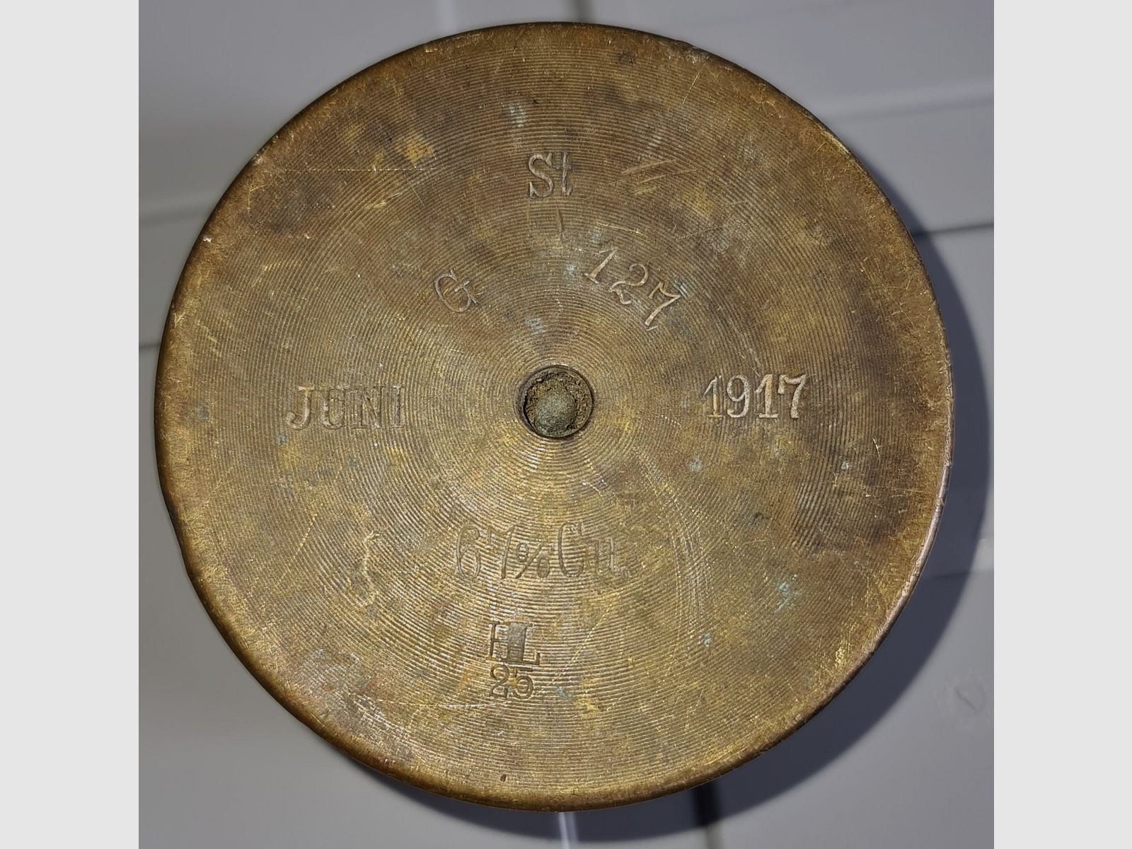 SEVERAL DECORATIVE ITEMS FROM THE WEHRMACHT ERA 1939 - 1945 / ASHTRAY, MEDAL, LAPEL PIN, PIN, STAMPING IRON, STAMP, GRENADE, SHELL, FLACK, SHELL, CARTRIDGE, SS, HJ, SA, WAR, METAL,