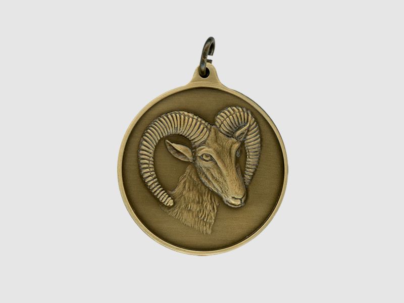 Steinhauer&Lück Jagdmedaille Muffel 40mm bronze