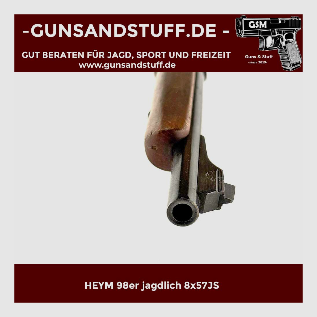 HEYM 98 hunting rifle 8x57JS