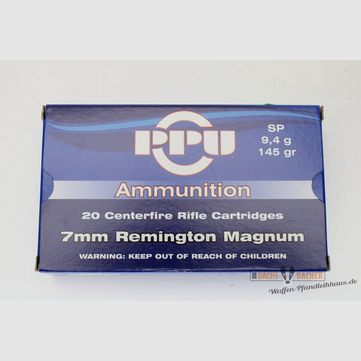 PPU Privi Partizan 7mm Remington Magnum 9,4g/145gr SP Teilmantel 20 Schuß