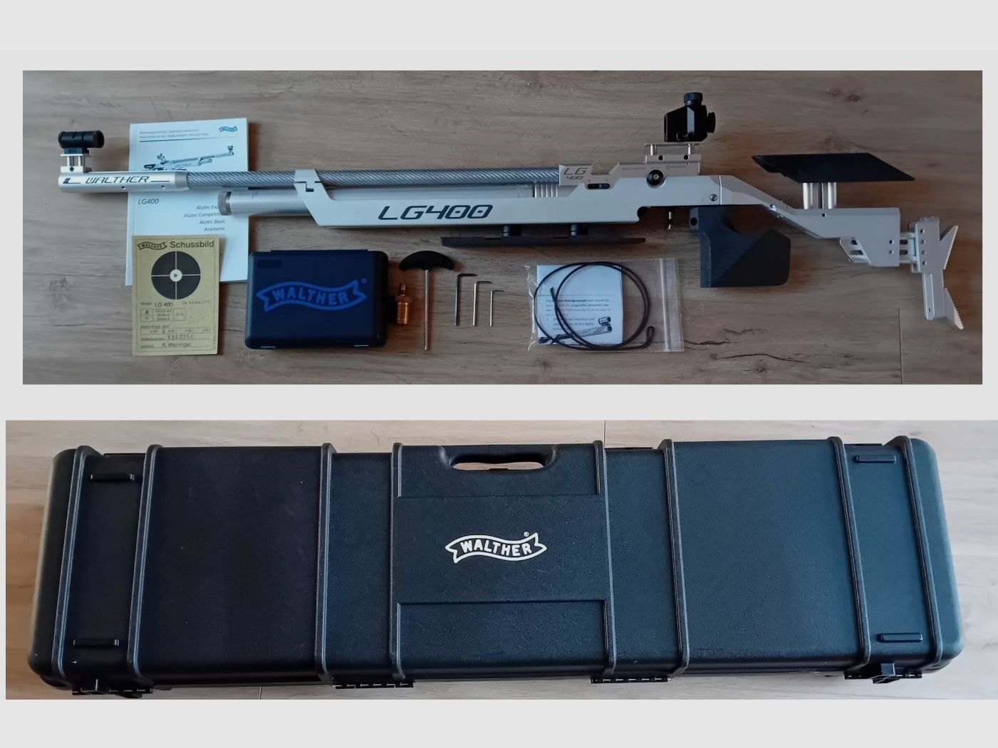 Press - Luftgewehr Walther LG400 Competition Rechts - Alu - Schaft