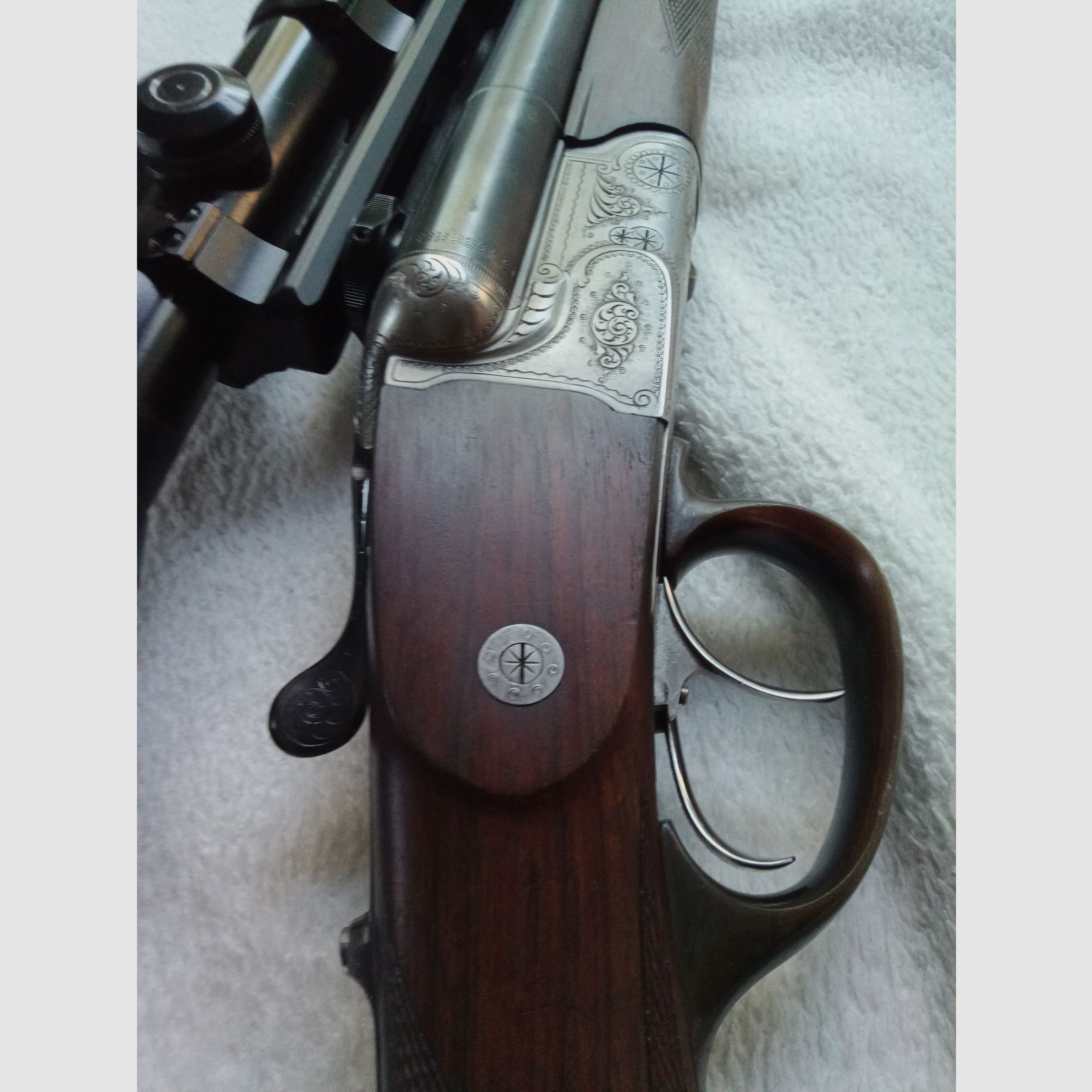 Krieghoff Bohrung, 7x65R - 16/70 - .22 Hornet, Schmidt & Bender 2,5-10x56 Abs.4 LP