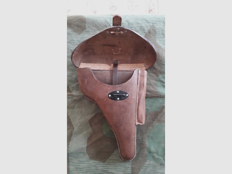Pistolentasche Leder P38 WKII WH, braun