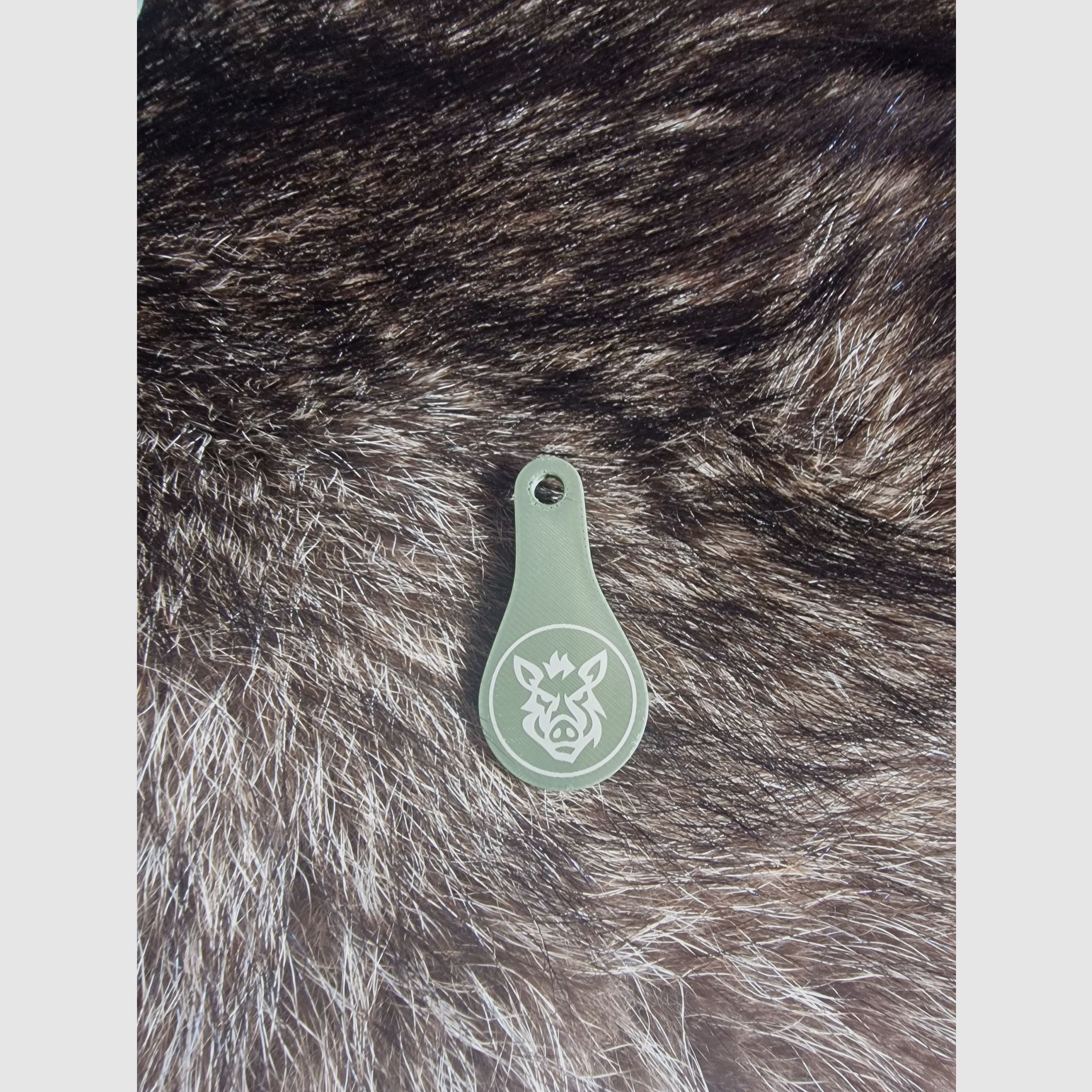 Einkaufswagenöffner mit jagdlichen Motiven