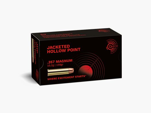 Geco .357 Mag. JHP 158gr 10.2g
